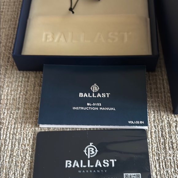 Sporty Silver and Brown Watch with Subdials and Arabic Numerals - Picture 3 of 3